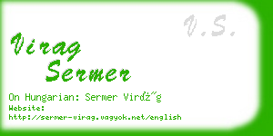 virag sermer business card